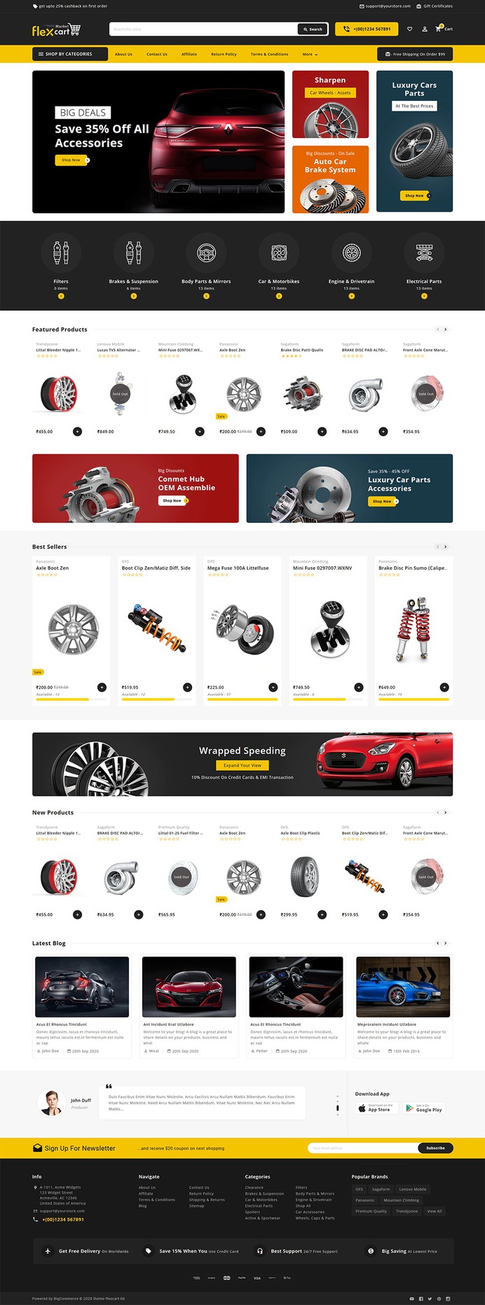 Flex Cart - Stencil BigCommerce Multi-Purpose Responsive Theme | TemplateTrip