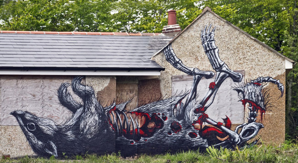 ROA Chichester Street Art Festival3_1 #roa