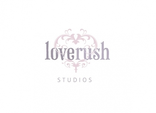 Love Rush Logo and Stationary on the Behance Network #heart #dayco #retro #photography #soft #logo #david