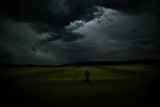 Landscapes on Photography Served #spain #cloudy #solitary #landscape #photography #dark #green