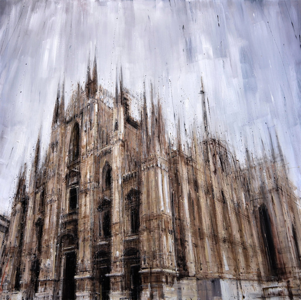 New Blurred Cityscapes by Valerio D'OspinaApril 28 #paint #architecture #surreal