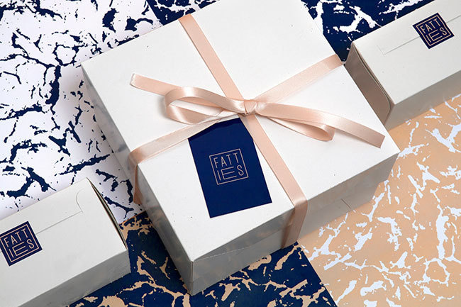Fatties Bakery identity design #branding #identity #colour #pattern #logo #packaging
