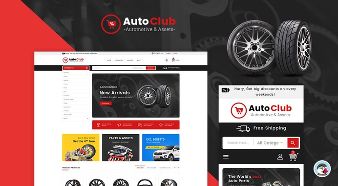 #Auto #Club - #Automotive & #Assets - #Prestashop #Responsive #Theme #eCommerce #Website #Design #Template