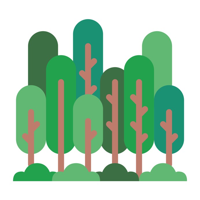 See more icon inspiration related to forest, woodland, pines, trees, woods, landscape and nature on Flaticon.