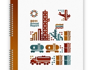 Dribbble - Annual Report Cover by Chris Parks #cover #annual #report