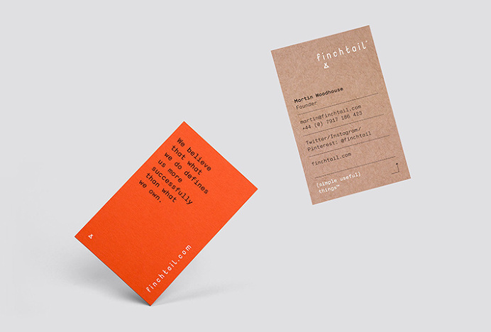 Finchtail by Believe In #graphic design #design