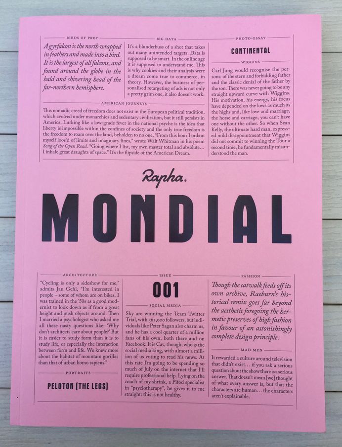 Mondial magazine from Rapha – paperposts – Medium