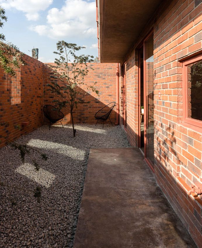 Low Budget Brick House by Dosa Studio - InteriorZine
