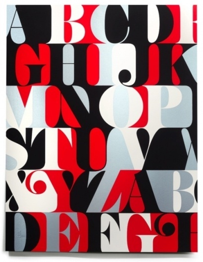 Typeverything.com Caslon Alphabet Print by House... - Typeverything #caslon #typography