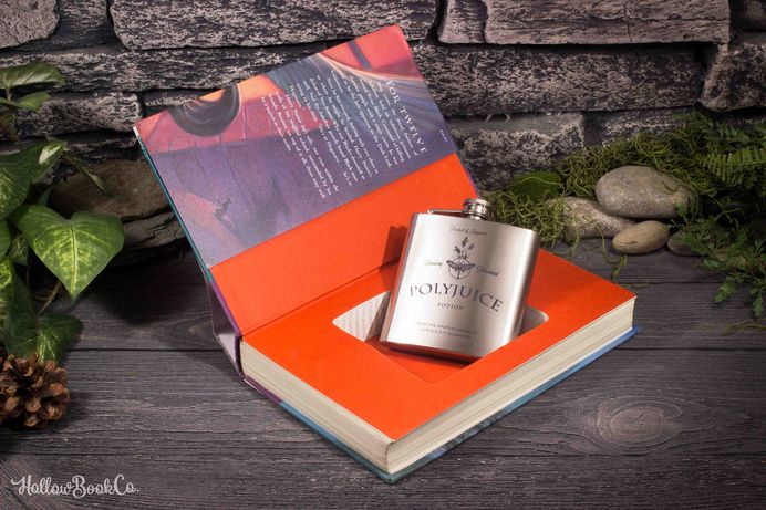 Hollow Book Safe & Polyjuice Hip Flask Harry Potter and The