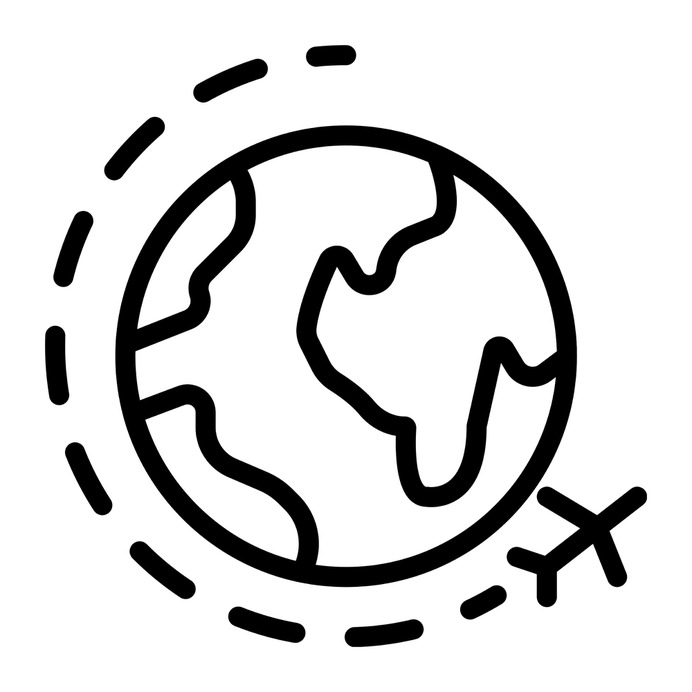 See more icon inspiration related to travel, world, plane, trip, airplane, worldwide, transportation, earth globe, communications, signs and maps and location on Flaticon.