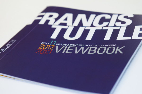 Francis Tuttle High School View Book 2011-2012 #francis #catalog #school #print #publication #typographic #design #cover #type #technology #center #training #education #myth #typography #career #designer #tuttle #graphic #educate #brochure