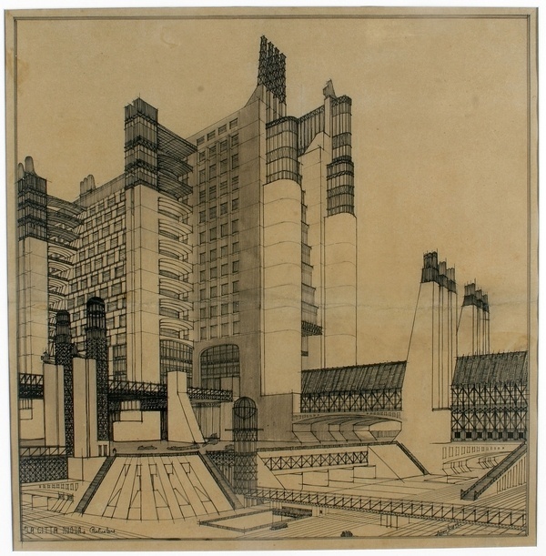 A Brief History Of Modern Architecture Through Movies Architizer #futurist #antonio #architecture #santelia #sketch #rendering