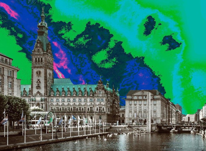 City with gamma sky background (1) by jasonlee3071 on DeviantArt #city #urban #collage