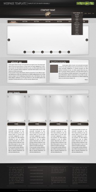 Webpage template free psd Free Psd. See more inspiration related to Template, Psd, Vertical and Webpage on Freepik.