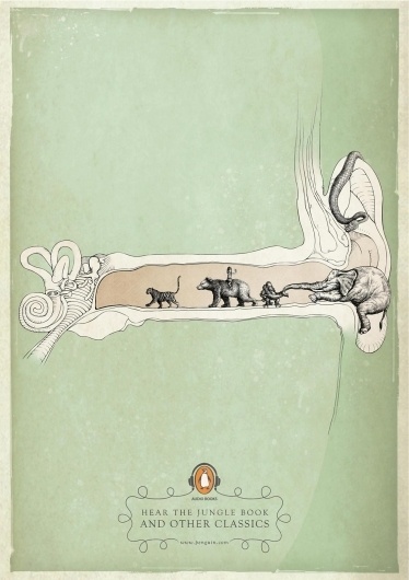 penguin_audiobooks_the_jungle_book.jpg (1131×1600) #illustration #book #jungle
