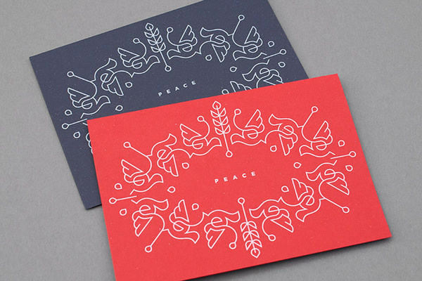 Christmas card 2012 › Dan Forster #card #screenprint #holiday