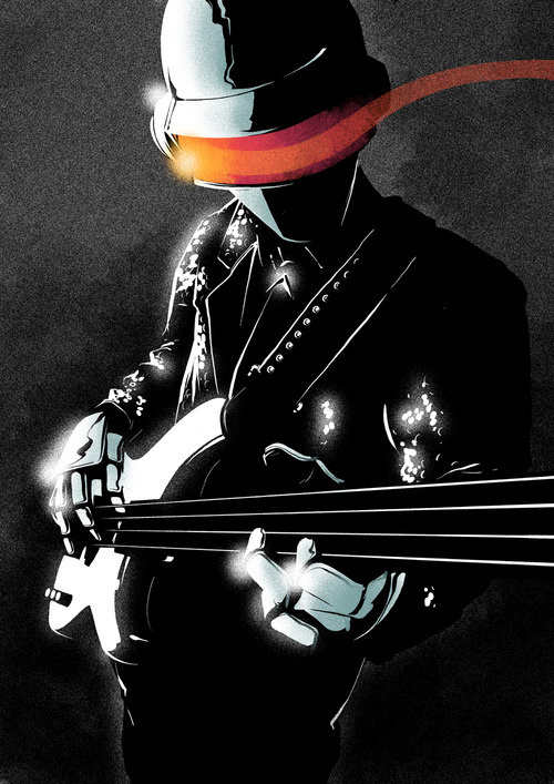 Daft Punk illustration by Matt Taylor #illustration #design #art