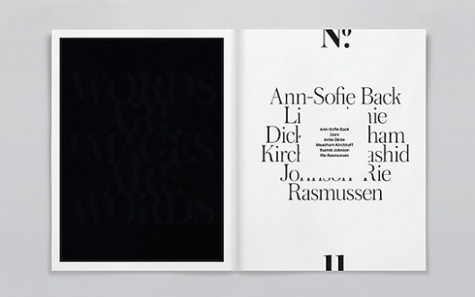 Swiss Legacy | Swiss Legacy, by the initiative of Art Director Xavier Encinas, is a blog focused on typography, graphic design and inspirational matte #white #design #book #black #spread #mono #type