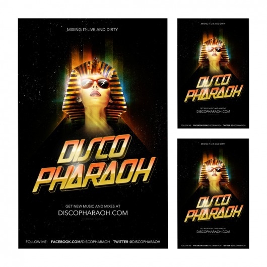 Amer Creative #electro #design #graphic #retro #futuristic #poster #music #logo