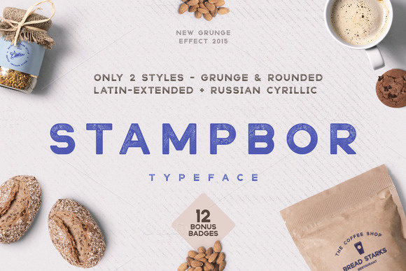 Stampbor Typeface