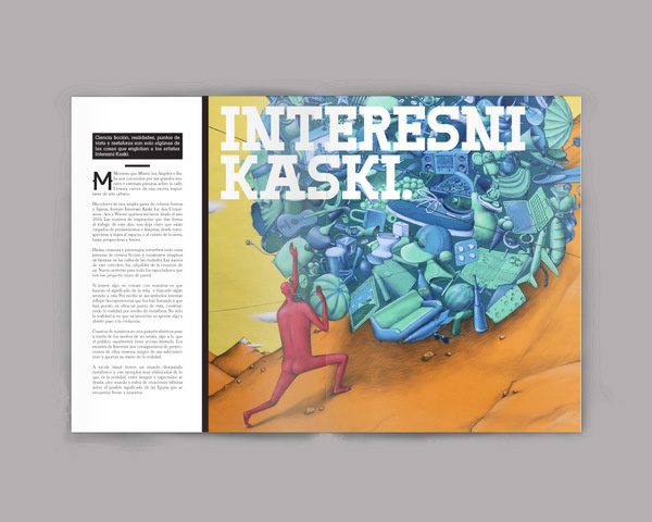 Editorial. 03 on Behance #mag #print #design #issues #type #editorial #magazine