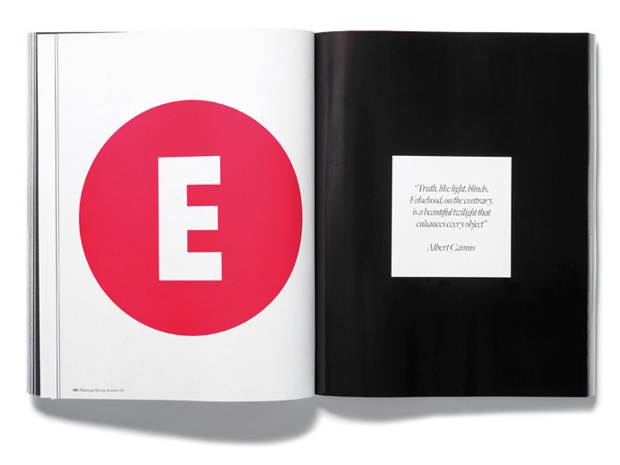 Spreads, layout, magazine