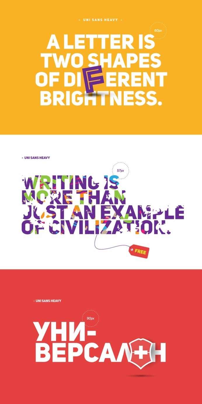 Uni Sans Free by Fontfabric #font #free #sans #typeface #typography