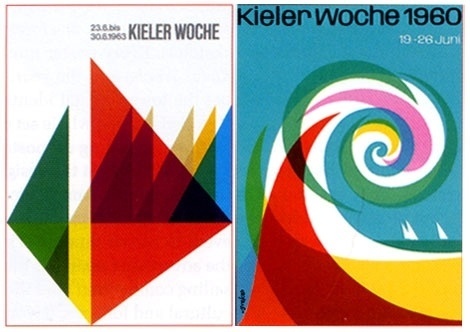 grain edit · German poster design : Kieler Woche #univers #print #germany #posters #midcentury