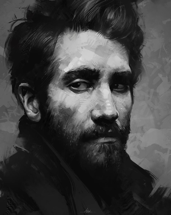 Jake Gyllenhaal by AaronGriffinArt
