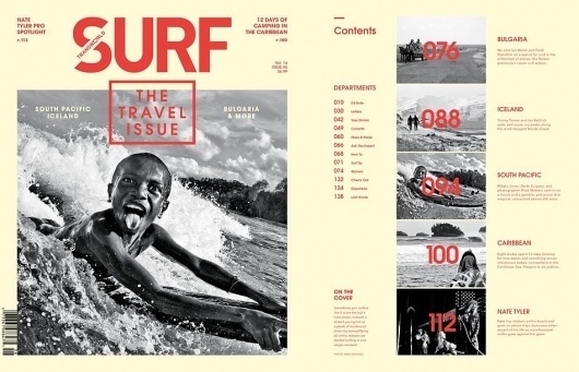 Introducing The 2012 Travel Issue #cover #print #layout #magazine