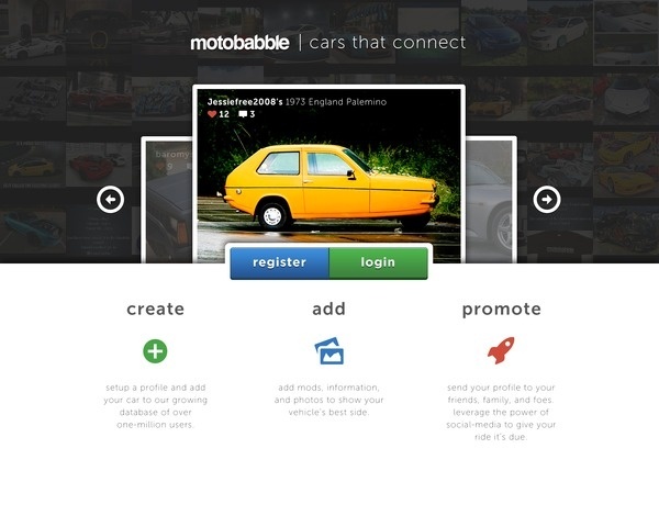 Landing #website #web #cars #landing page