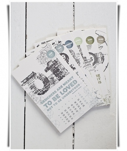 Graphic-ExchanGE - a selection of graphic projects #hannah #calendar #letterpress #lemholt