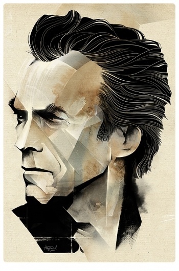 Illustrations (april 2010 - december 2010) on the Behance Network #eastwood #clint #poster
