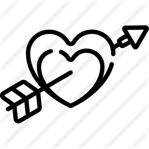 See more icon inspiration related to love and romance, shapes and symbols, valentines day, lovely, cupid, romanticism, romantic, heart, love and arrow on Flaticon.