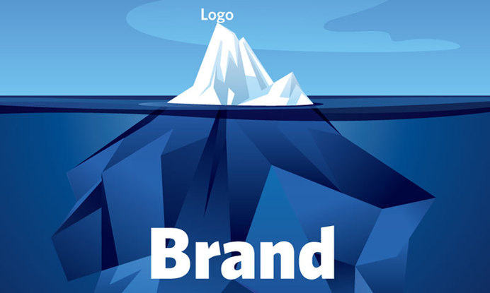 Brands. Identities. Logos. What's the difference? The word logo is short for logotype—a graphic representation of a brand. So, essential #iceberg #brand #tips #guide