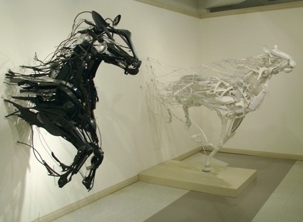 Sayaka Ganz - Fort Wayne, IN Artist - Sculptors - Artistaday.com #sayaka #sculpture #horse #ganz