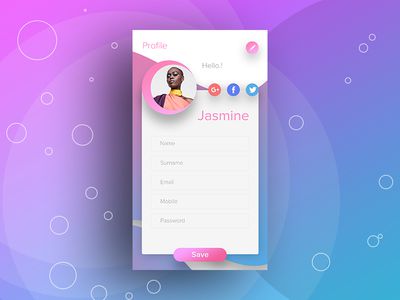 UI profile #color