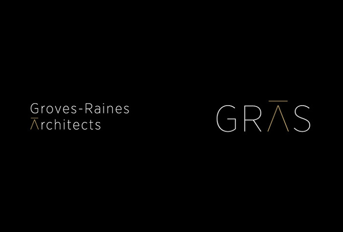 Gras & Groves-Raines Architects by Graphical House #logotype #typography