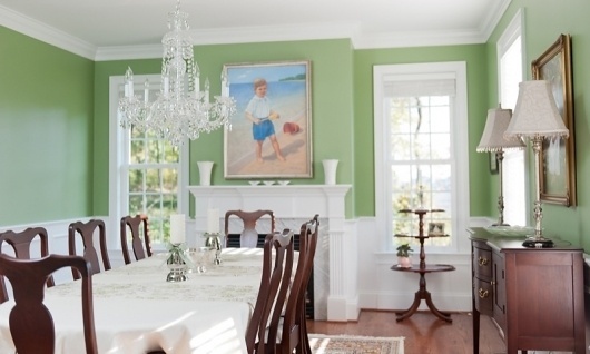 The Stratford Companies #harrisonburg #fireplace #dining #design #custom #home #formal #virginia #room