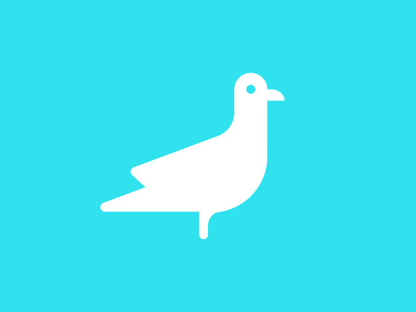 photo #pictogram #icon #design #bird #picto #symbol #gull