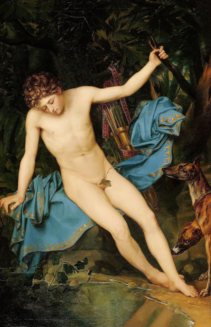 Narcissus. 1820 Joseph Denis Odevaere Flemish 1775-1830
