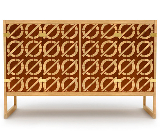 House Industries, Slash-O cabinet, Borge Mogensen, Stellar Works #stellar #house #mogensen #cabinet #industries #wood #furniture #works #borge