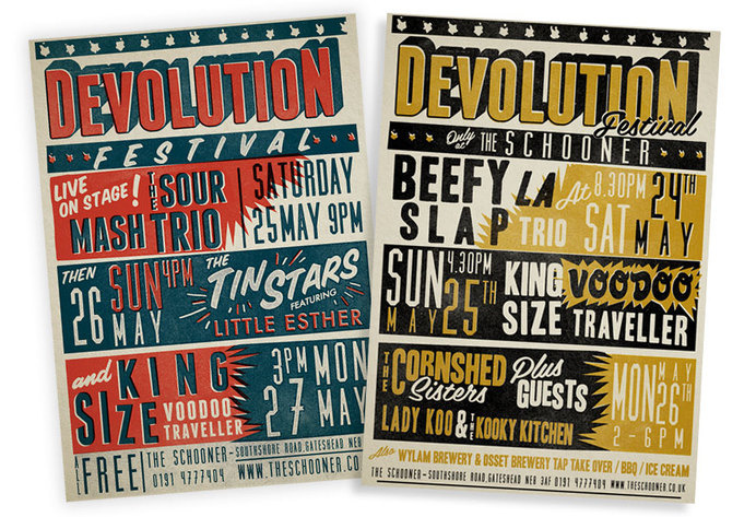 Devolution posters #illustration #design #retro #poster