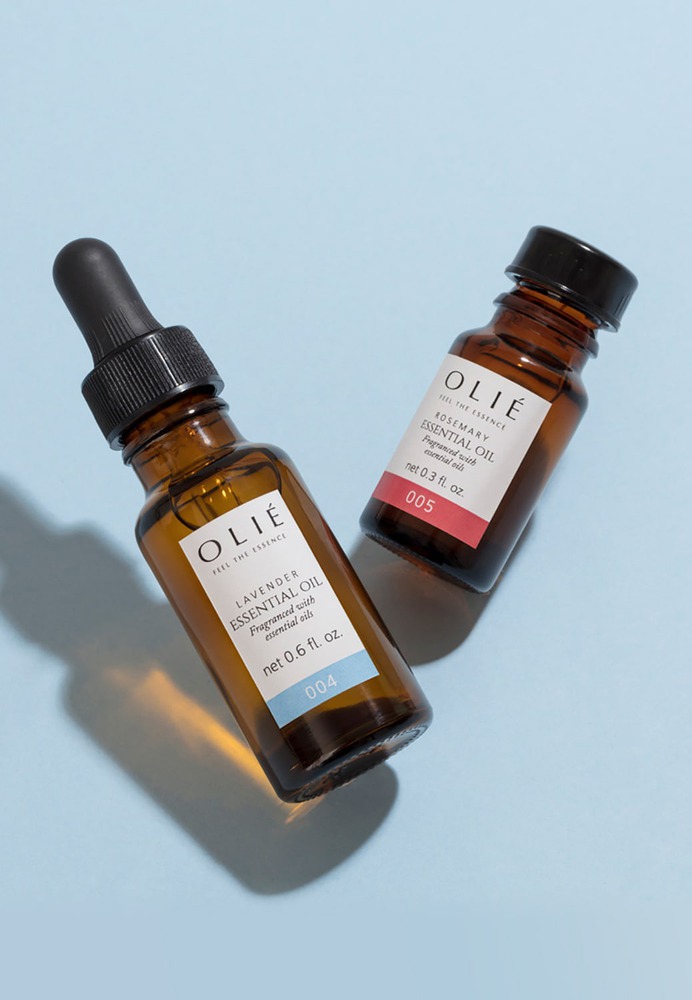 Olie Packaging Design - Mindsparkle Mag the branding people designed the packaging and visual system for Olié – a brand that offers diverse aromatherapy products with a major approach on retail. #logo #packaging #identity #branding #design #color #photography #graphic #design #gallery #blog #project #mindsparkle #mag #beautiful #portfolio #designer
