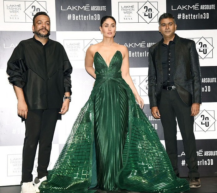 Kareena Kapoor Khan for Amit Aggarwal at lakme fashion week 2020 day 5