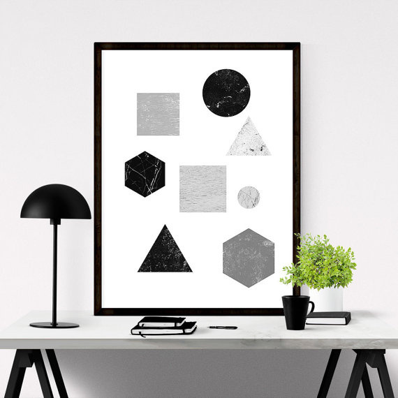 Printable Abstract Wall Art // #iloveprintable #abstract