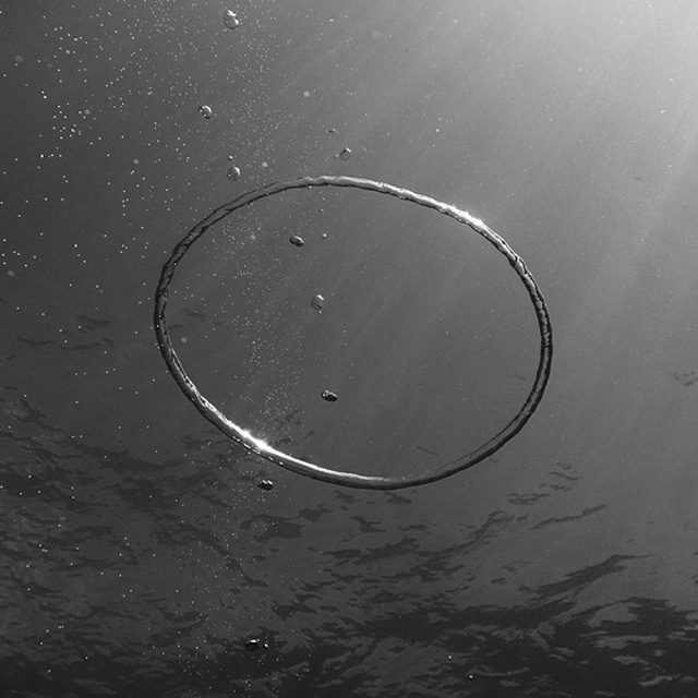 Black & White Photography #white #water #bubble #black #photography #and #circle #circular #ring #underwater