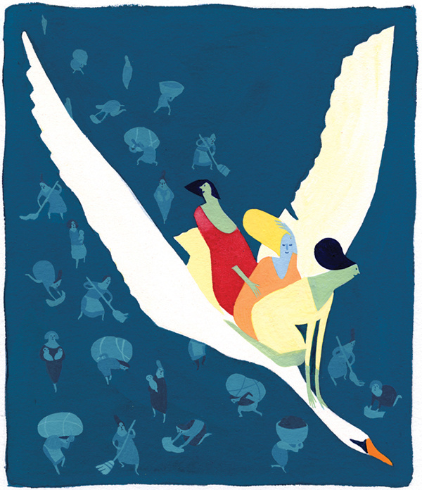Davis Baffler LeanOn 1.2 #illustration #swan #flight