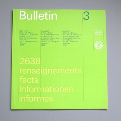 Design by Otl Aicher and Rolf Müller #otl #design #graphic #aicher #olympics